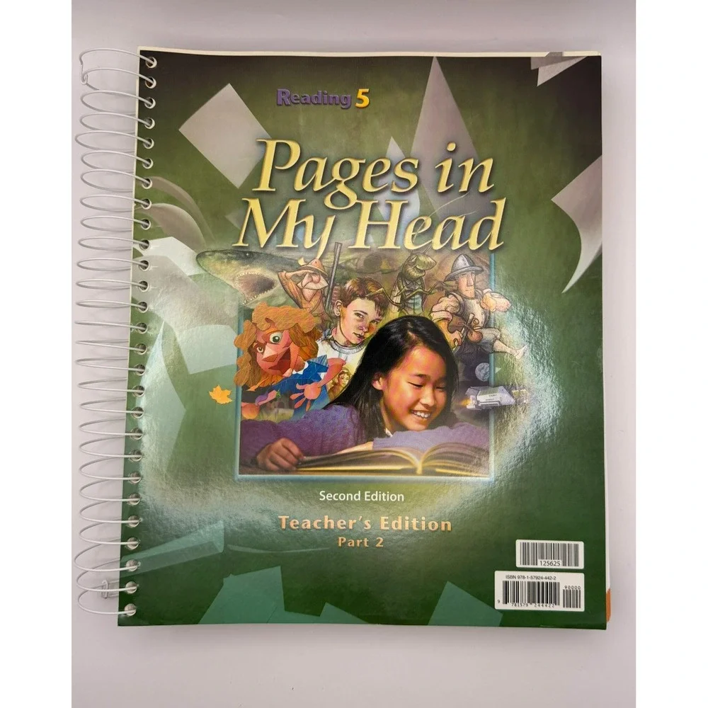 BJU Reading 5 Pages in My Head 2nd Ed Teacher Student Answer Key Set